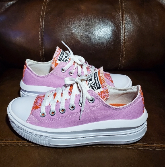Converse Chuck Taylor All star move ox beyond pink/white A00563C size 7.5 - Picture 1 of 7